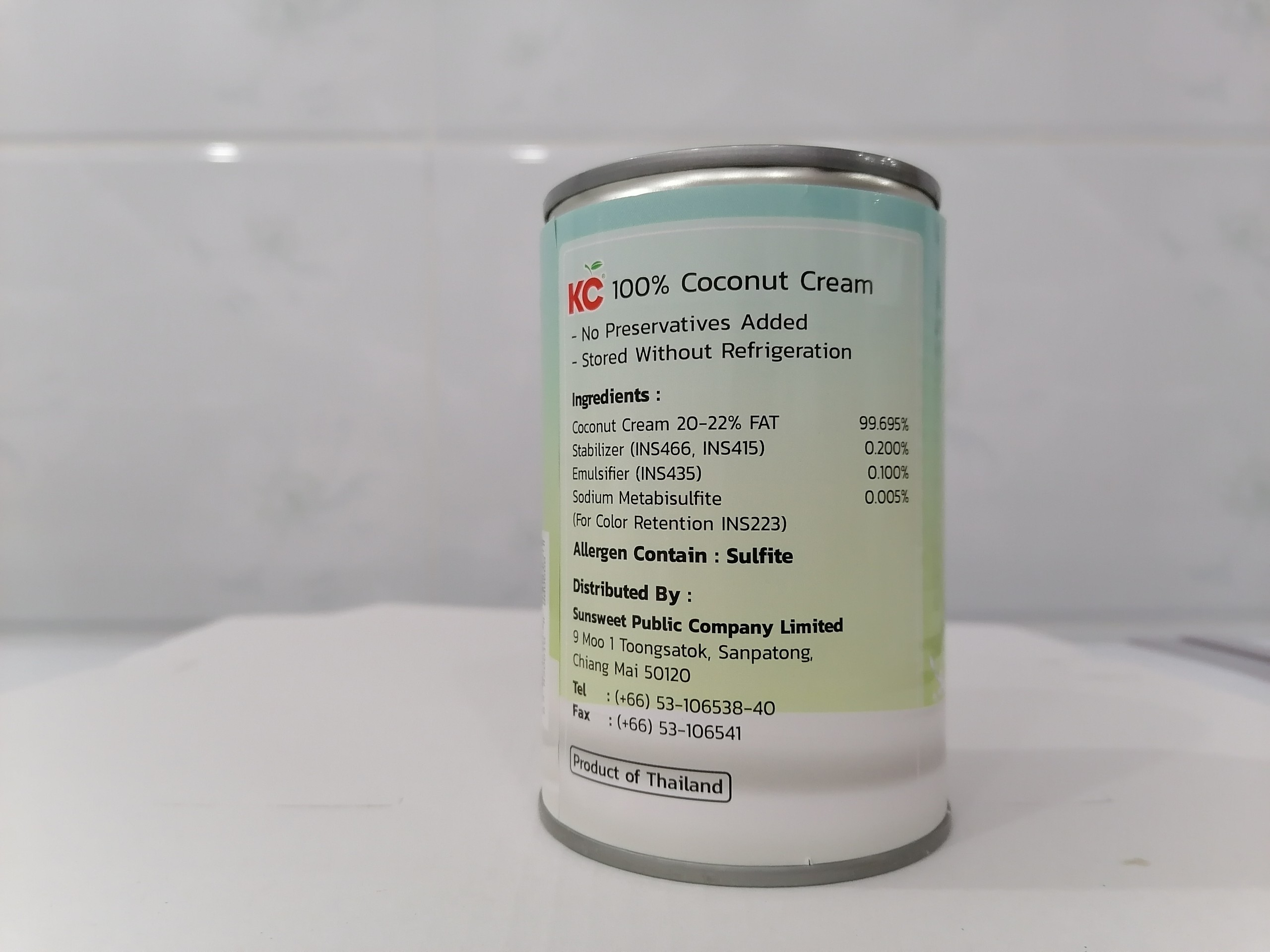 [Hộp 400ml] NƯỚC CỐT DỪA ĐẬM ĐẶC [Thailand] KC Coconut Cream (atu)