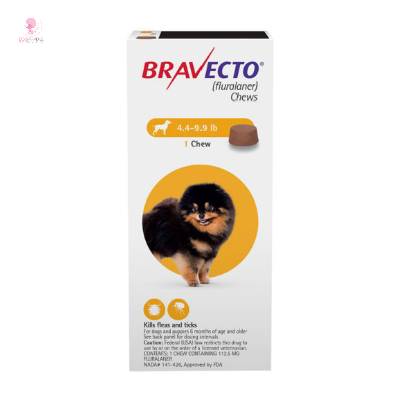 BRAVECTO - PHÒNG VE, BỌ CHÉT VÀ GHẺ DEMODEX CHÓ 2-4.5KG