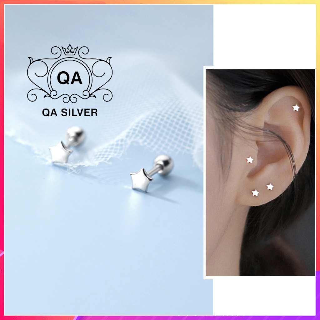 Star qa silver earrings ea230304