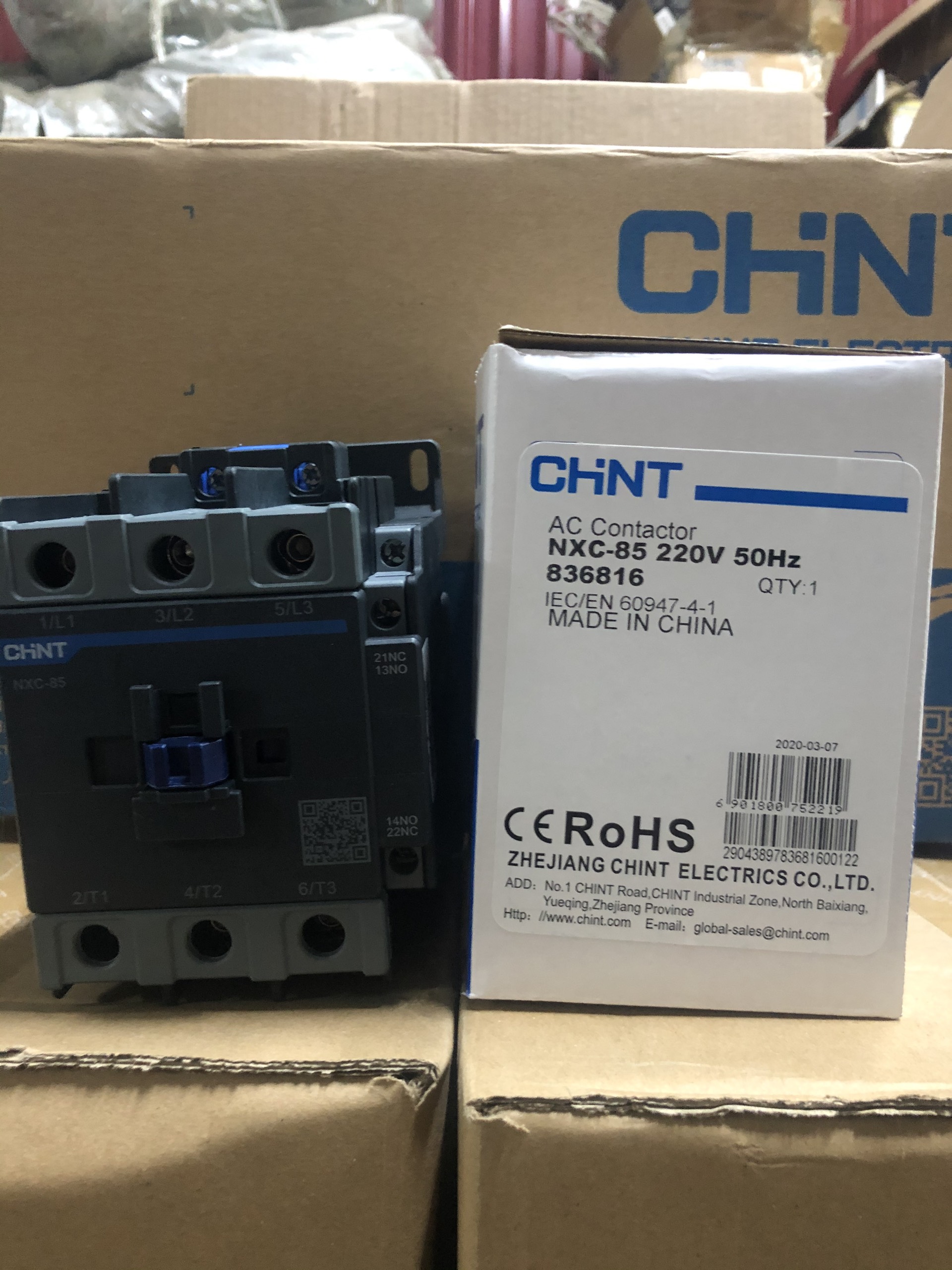 Contactor Chint NXC-85 85A 37kW