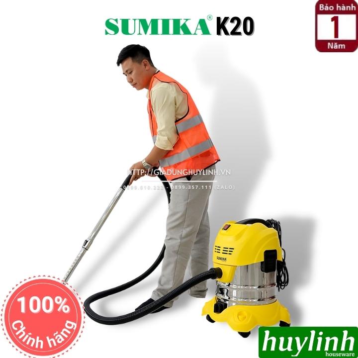 [HCM]Máy hút bụi khô và ướt Sumika K20 - 20 lít
