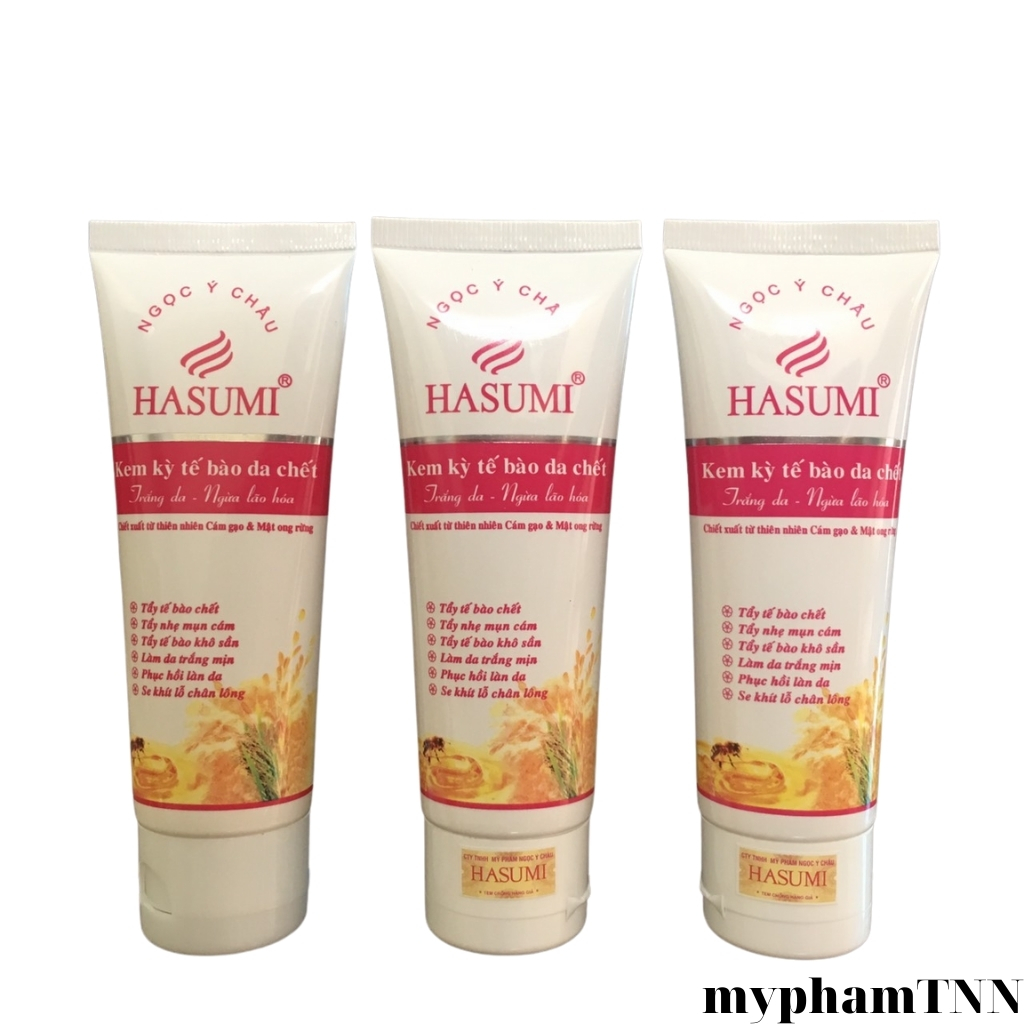 kem kì tế bào da chết hasumi 60ml