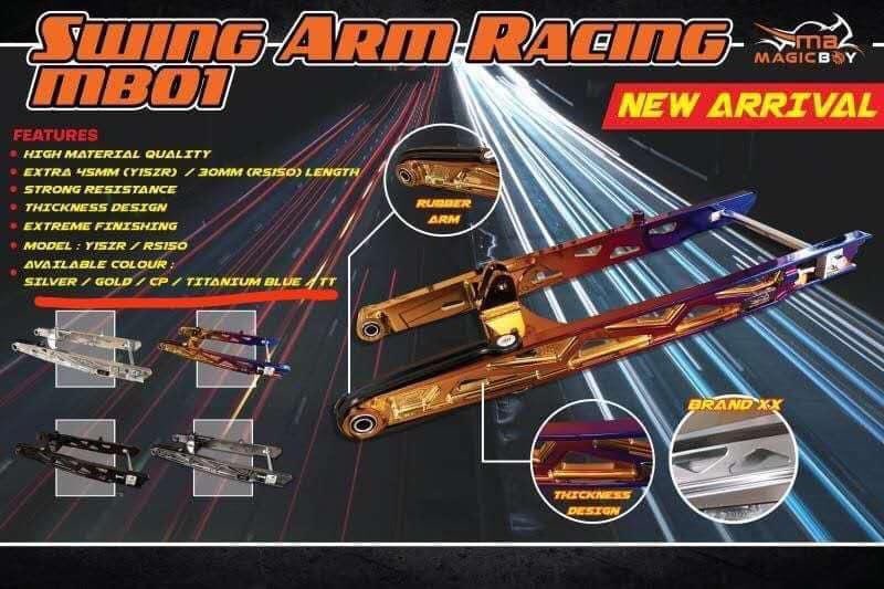 Gấp sau nhôm cnc Magic Boy cho ex150 và winner winner X