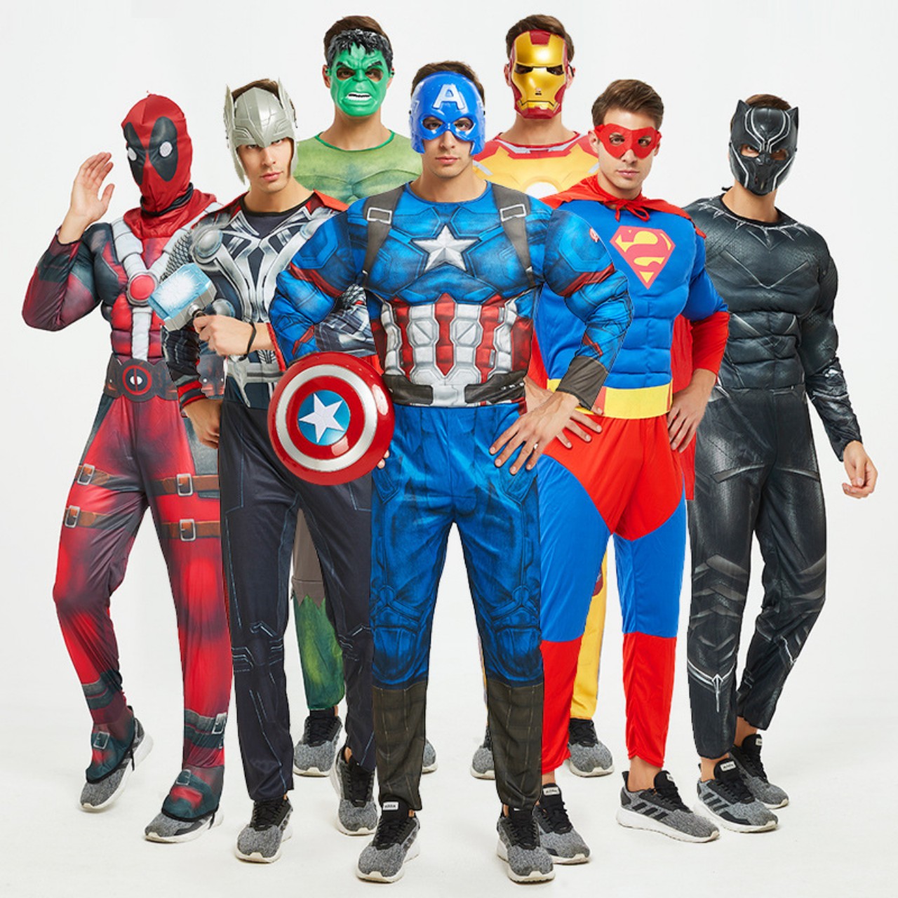 Trang Phục Cosplay Avengers Người Lớn Trang Phục Hóa Trang Halloween Siêu