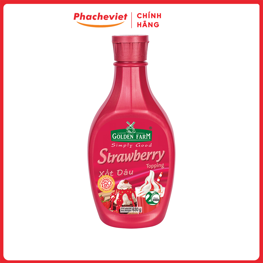 Xốt golden farm dâu 630g