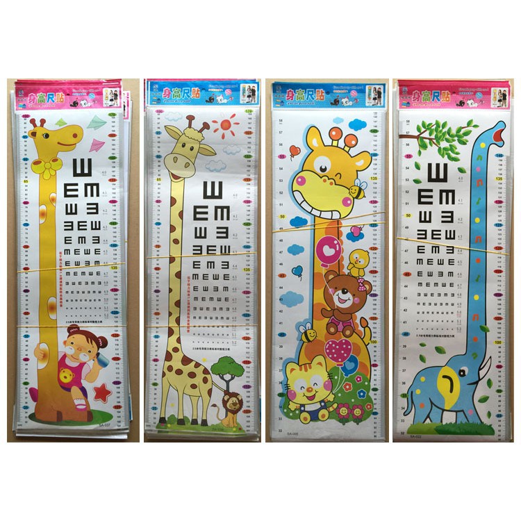 Decal Dán Tường Đo Chiều Cao Cho Bé