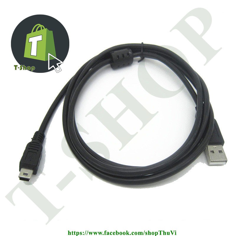Cáp kết nối dữ liệu máy ảnh USBMini USB (dài 1.5M) có chống nhiễu