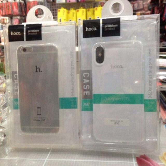 Ốp Hoco Light Trong suốt cho Iphone - Ốp dẻo Hoco siêu mỏng