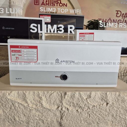 ARISTON SLIM3 R AG+ 20/30L LÍT - Bình nóng lạnh gián tiếp ngang - SLIM2 SL2 SL3 20/30 R VN