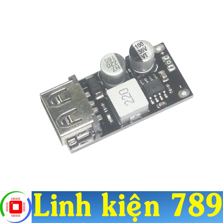 Mạch hạ áp 6-32v xuống usb sạc điện thoại qc 3.0 - linhkiện789