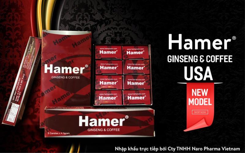 Kẹo sâm Hamer Mỹ hộp 5 viên