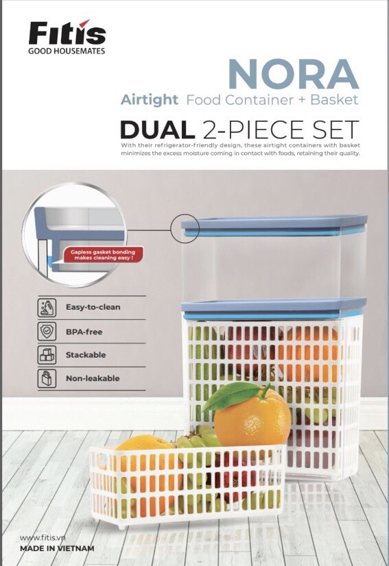 Hộp thực phẩm NORA DUAL SET