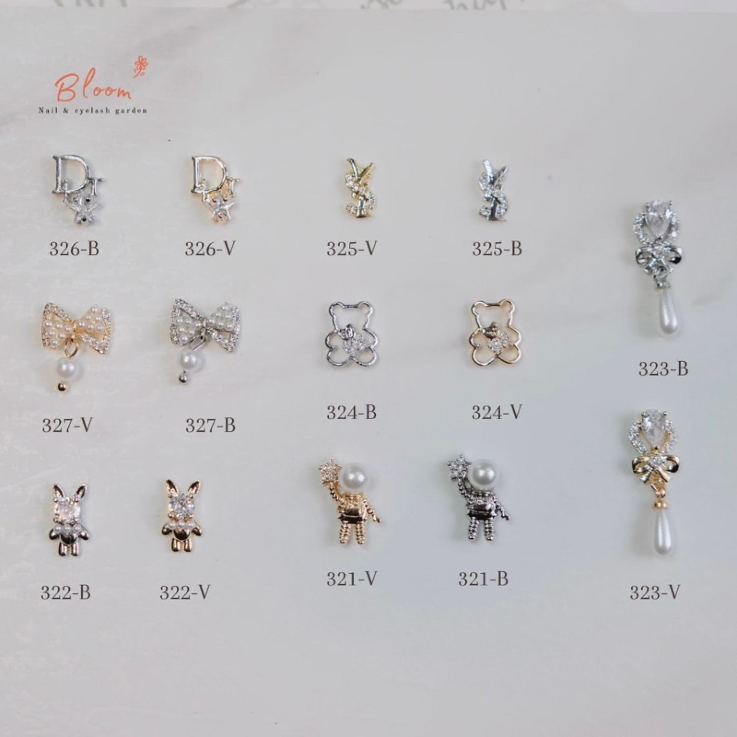 Charm nail cao cấp gắn móng tay