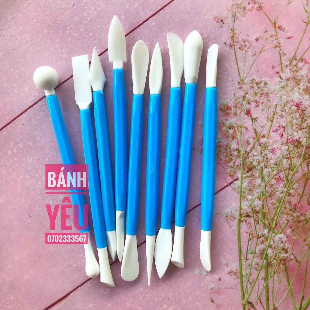 Bộ 9 que tạo hình Fondant/Wagashi