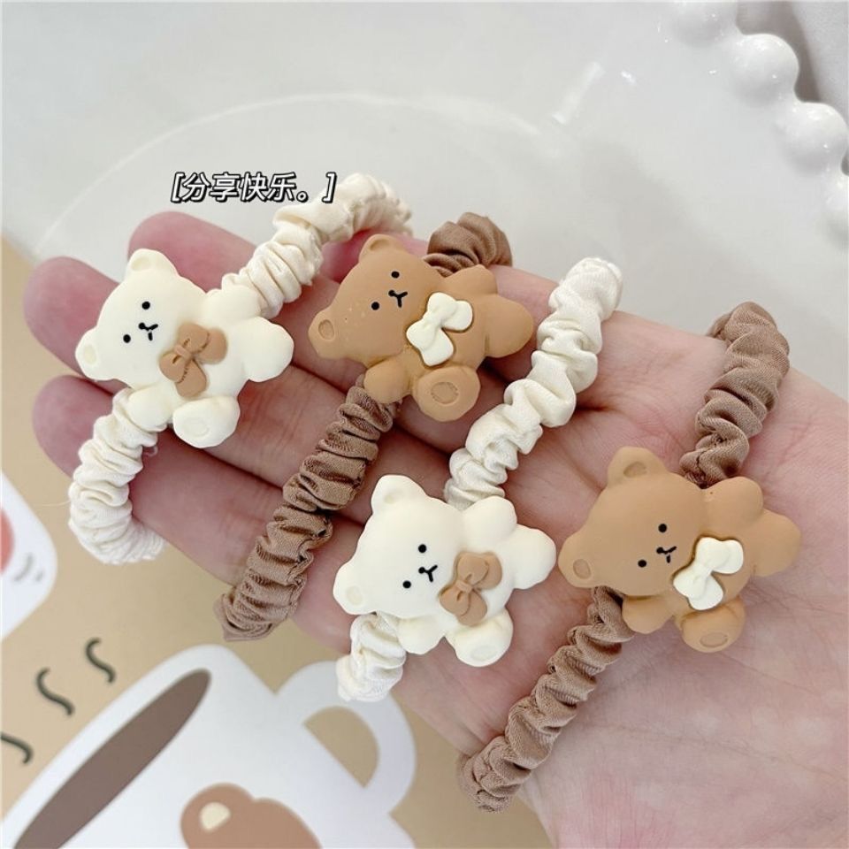 Set 2 dây chun buộc tóc nhún hình gấu dễ thương bag u chunnhungau066