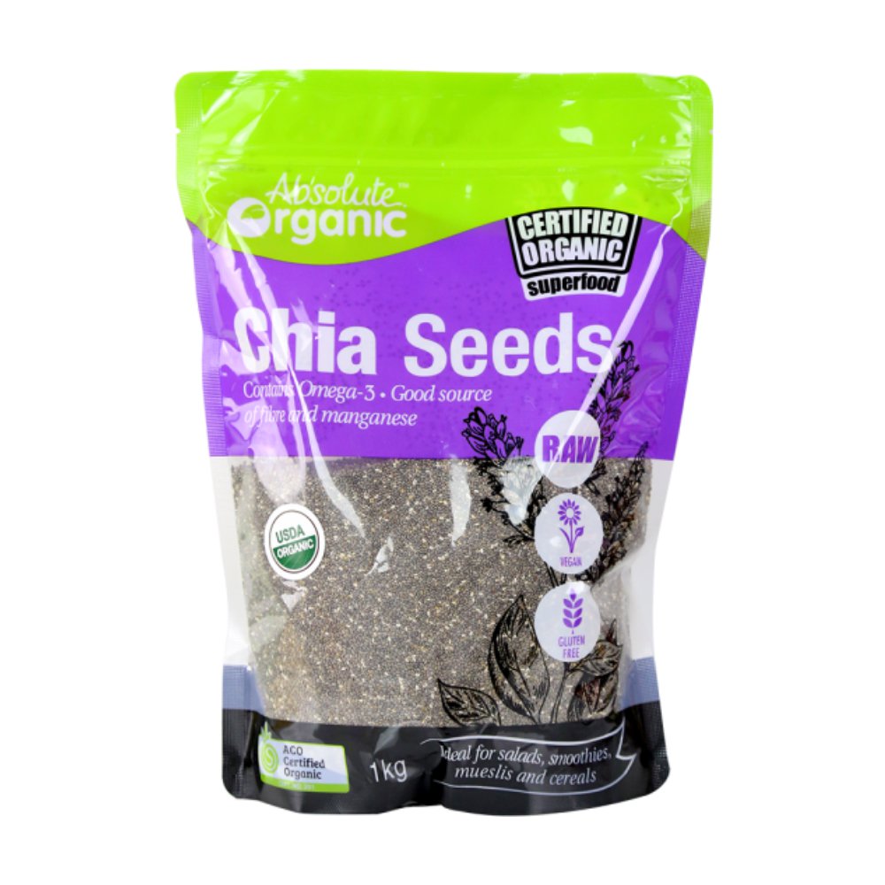 [HCM] Hạt chia Úc Absolute Organic mới nhất 1kg