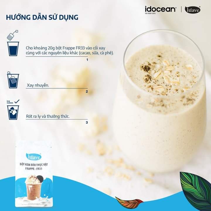 bột kem béo thực vật frappe - fr33