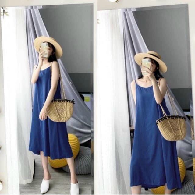 Váy maxi 2 dây đi biển