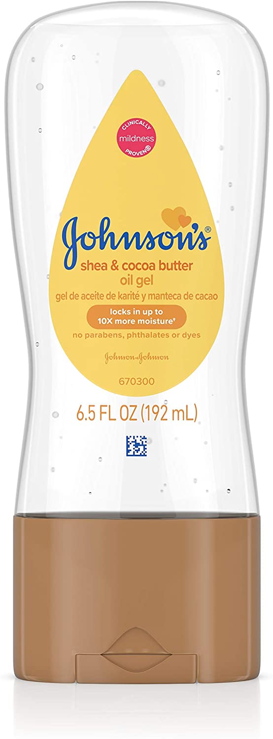Dầu gel dưỡng ẩm Johnson s Baby Oil Gel Enriched with Shea and Cocoa