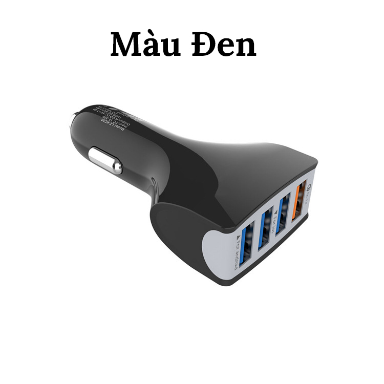 Tẩu Sạc Ô Tô 4 Cổng USB (Có 1 Cổng Quick Sạc Nhanh 3.0)