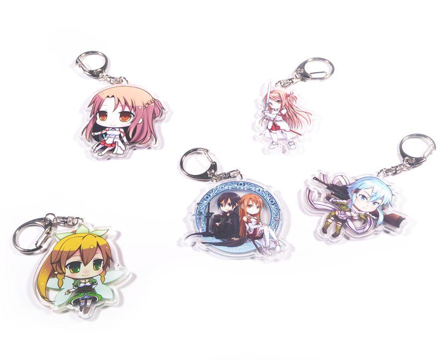 [thanh lý bán lỗ] Móc khóa Anime Acrylic Mica Chibi - Sword Art Online [PKA] [KS18]