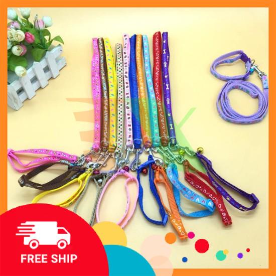 Dây dắt đai yếm cho mèo - 1cm