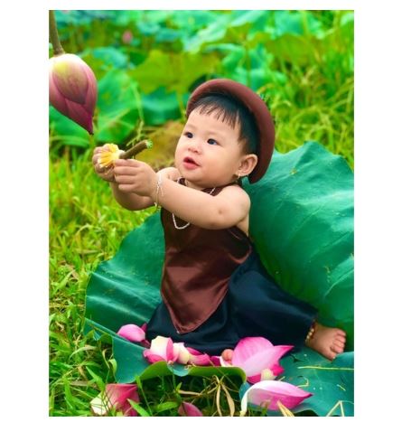 [HCM]Set yếm nhung đỏ 3 chi tiết