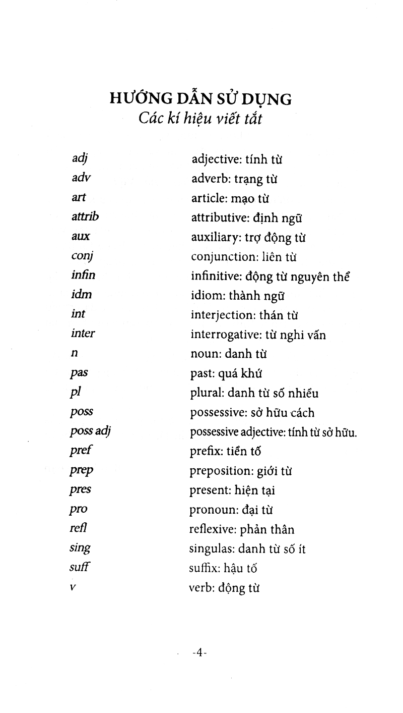 Fahasa - Từ Điển Anh Việt 65.000 Từ