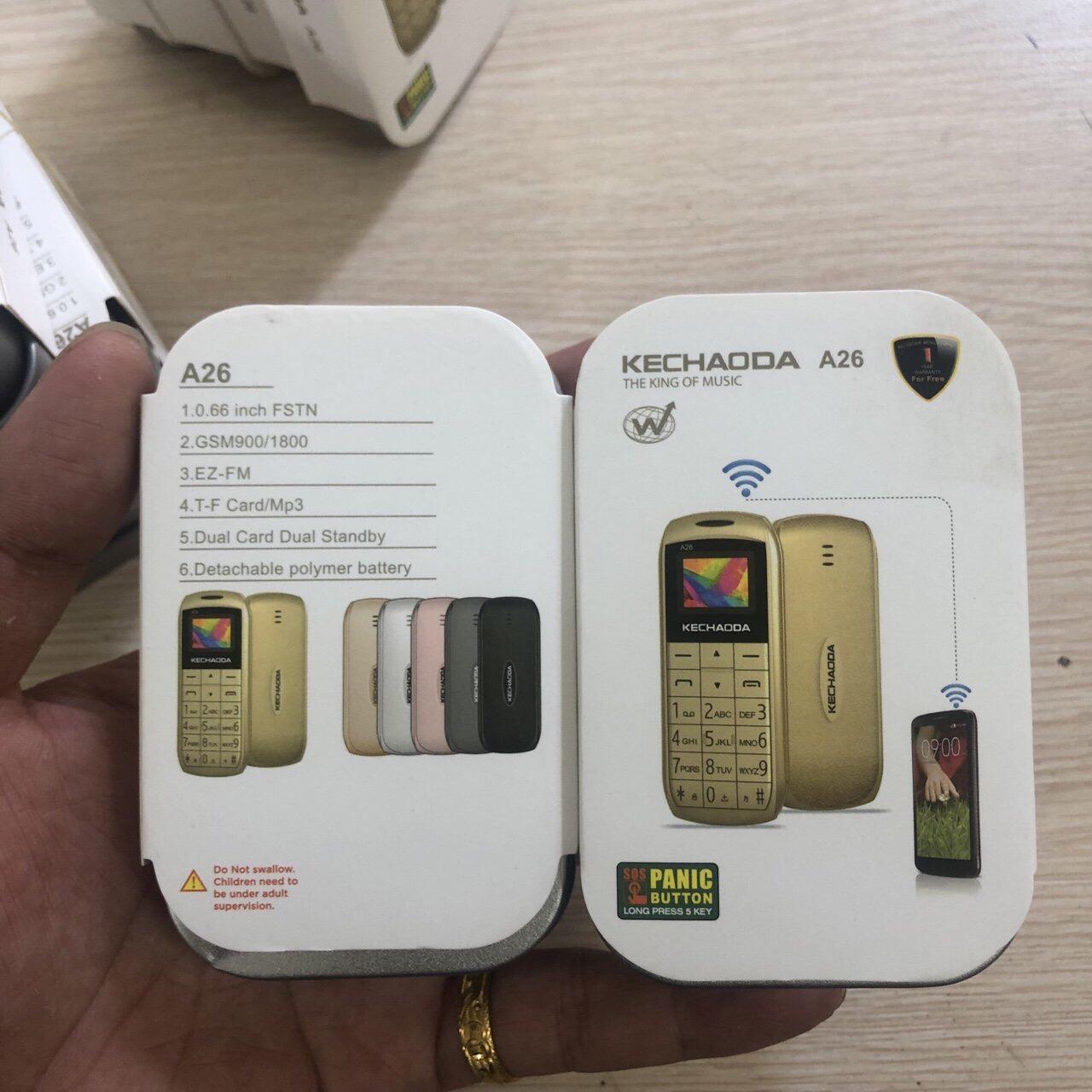 Điện thoại mini Kechaoda A26 siêu nhỏ 2sim