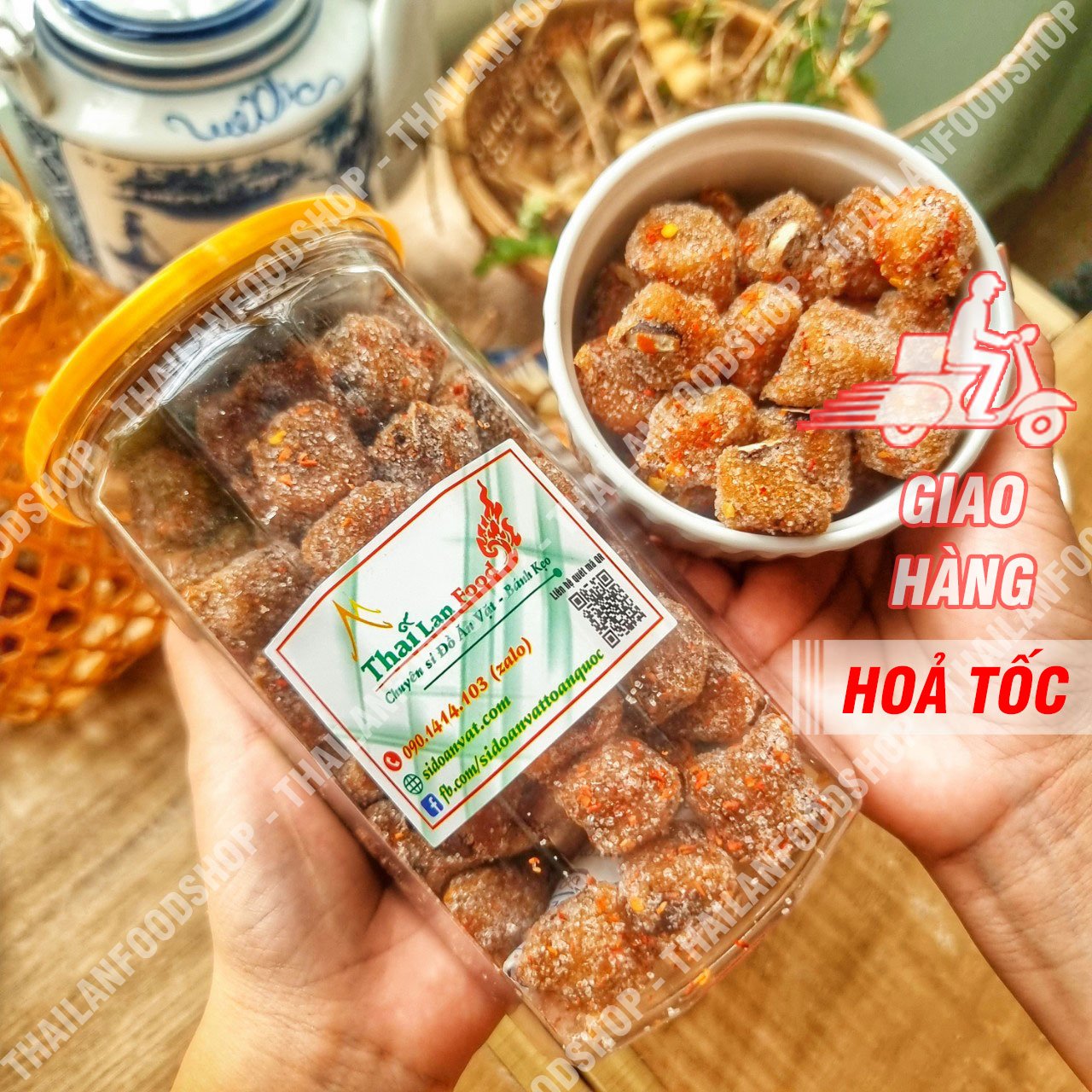 Kẹo Me Cay Đặc Sản Đà Lạt - Lon 500gr