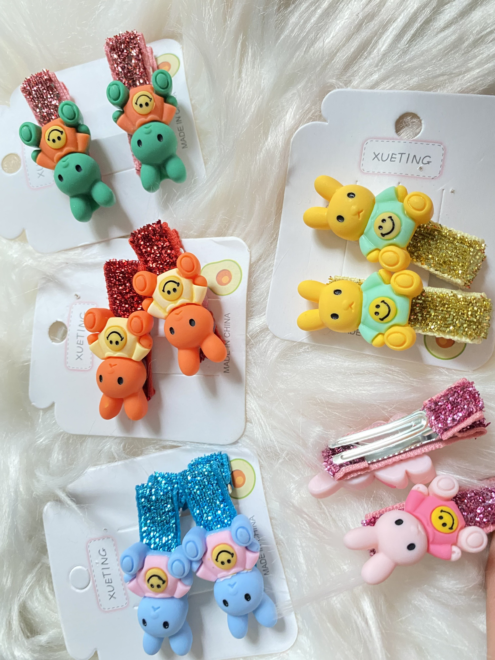 Set 2 kẹp hình thỏ cho bé gái