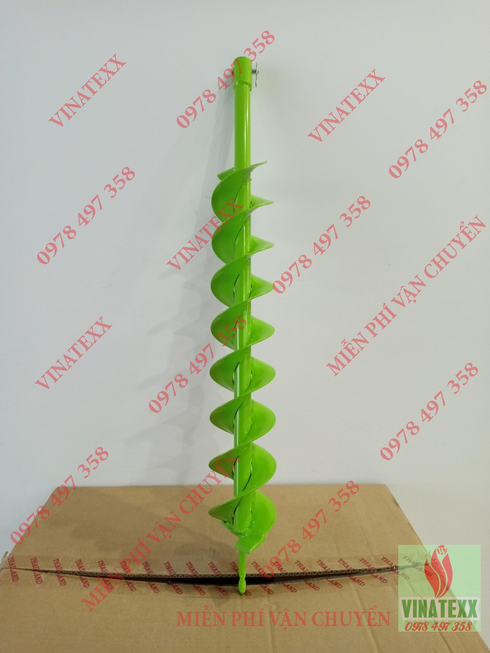 MŨI KHOAN ĐẤT 100MM (10CM, MŨI KHOAN ĐƠN DÀNH CHO MÁY KHOAN ĐẤT, MÀU ĐỎ/ĐEN/XANH)