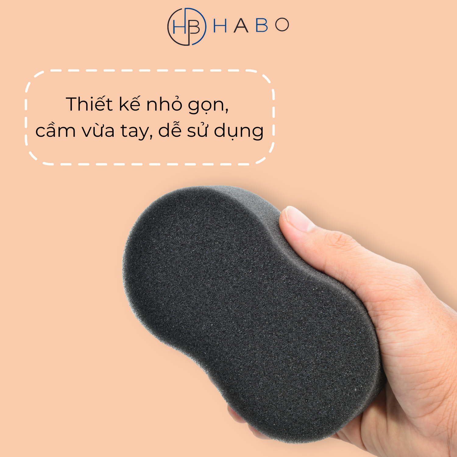 Bông phủi tóc, mút phủi tóc mềm mịn, chất xốp dai