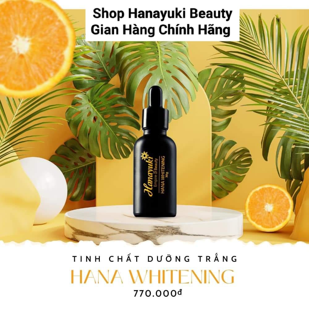 [TẶNG QUÀ + GIẢM VOUCHER 8%] [Chính hãng Hanayuki, Date 2026] Serum dưỡng trắng Hanayuki- Hana whitening 30gr
