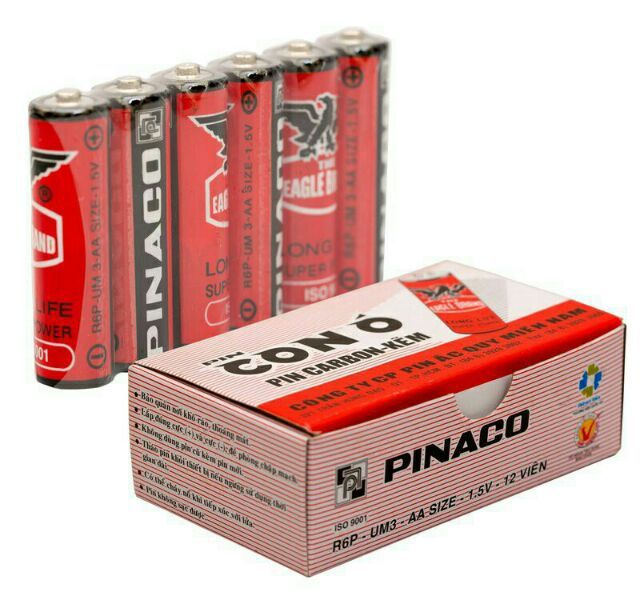 Pin con ó đỏ AA - Hộp 24 viên