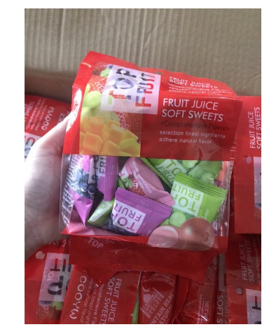 Kẹo dẻo trái cây top fruit coowy 320g ăn là nghiền
