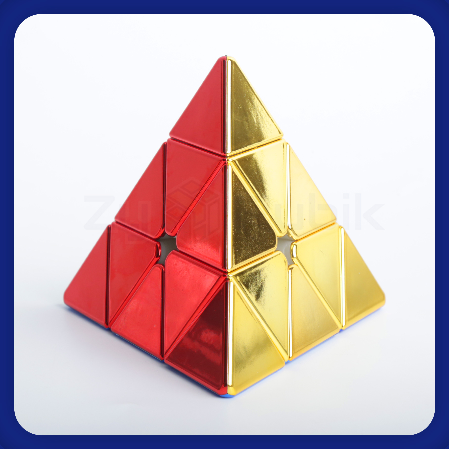 Rubik Biến Thể Sengso Pyraminx Metallic Magnetic Stickerless- Rubic Tam Giác Có Nam Châm- Zyo Rubik