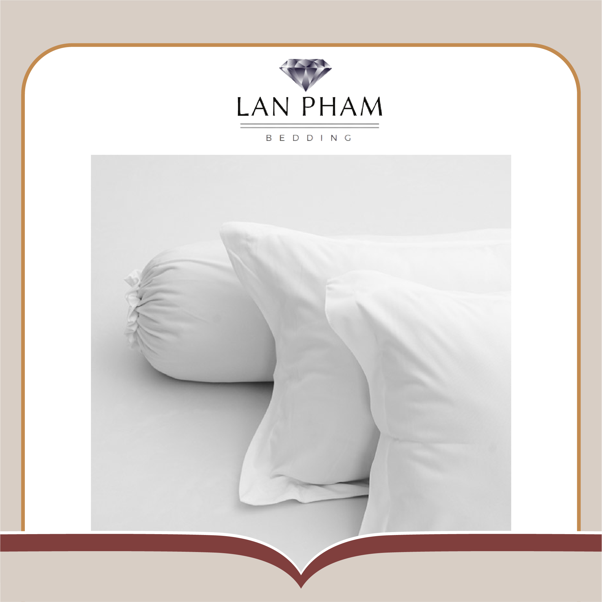 Ga - Drap Giường Lẻ Thun Mát Lạnh Lan Pham Bedding - Màu Trắng