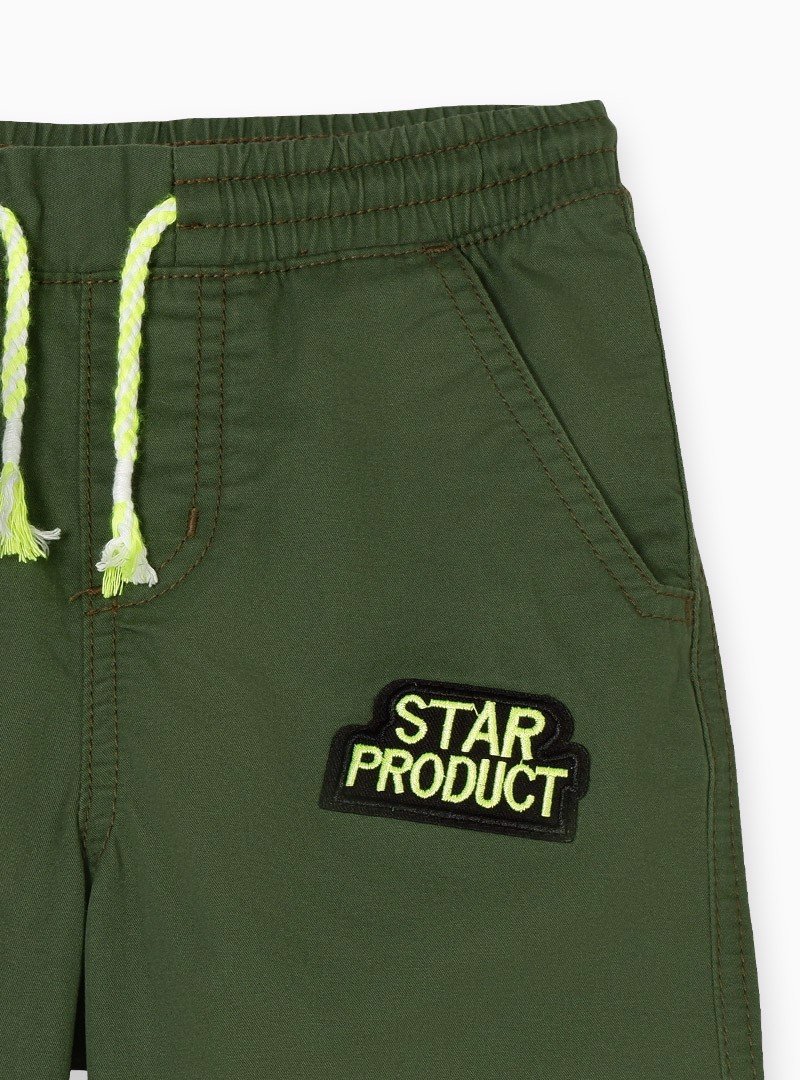 Quần short bé trai Twill Pull-on