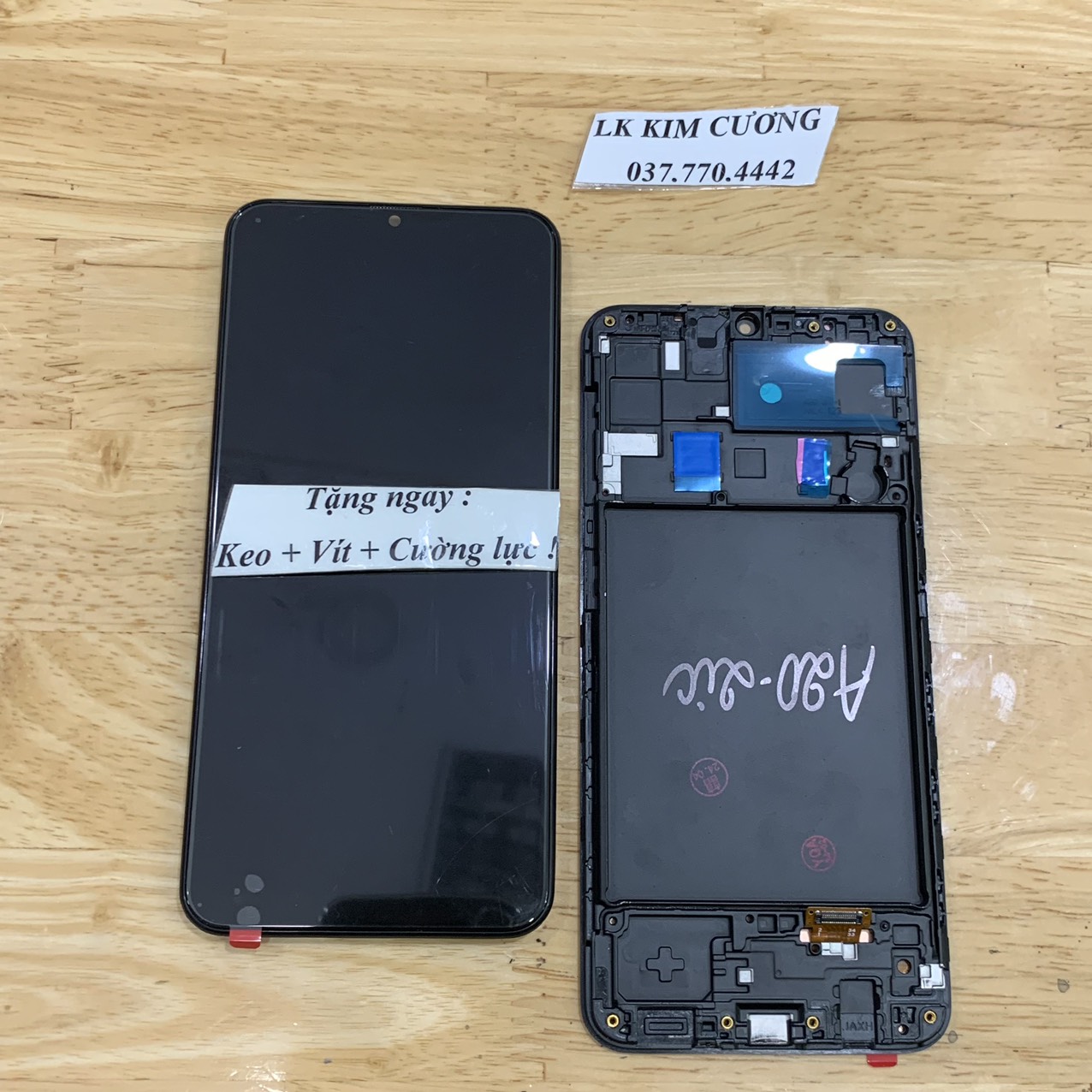 Màn hình tương thích samsung A20 - OLED liền khung