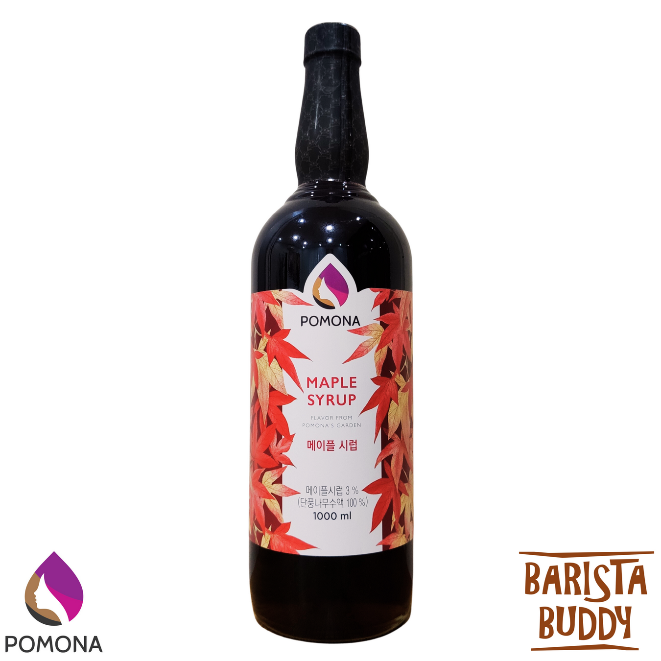Siro pha chế cà phê Pomona vị lá phong Maple (Nguyên liệu pha chế)