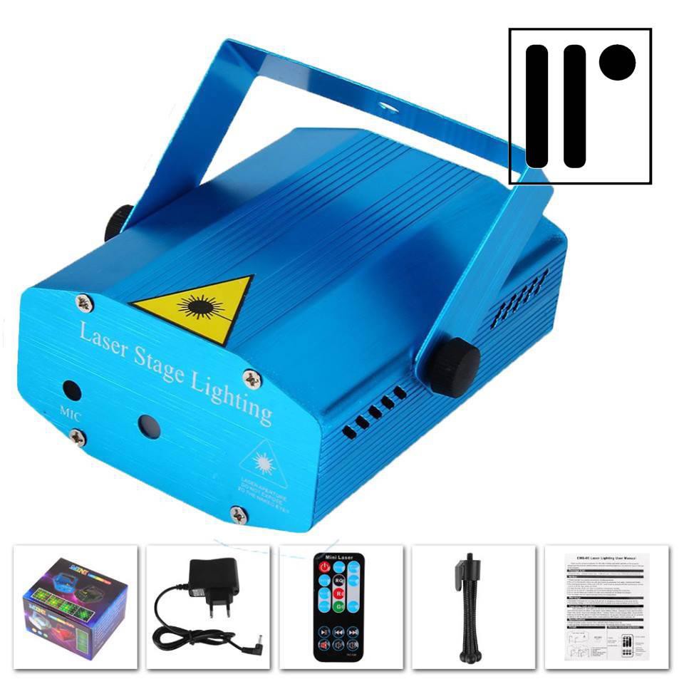 [HCM]SALE  MÙA DỊCH - Đèn laser mini sân khấu cảm ứng theo nhạc CÔNG SUẤT LỚN. TRANG TRÍ QUÁN BARNHÀ HÀNG CAFE  ( BẢO HÀNH 1 ĐỔI 1)