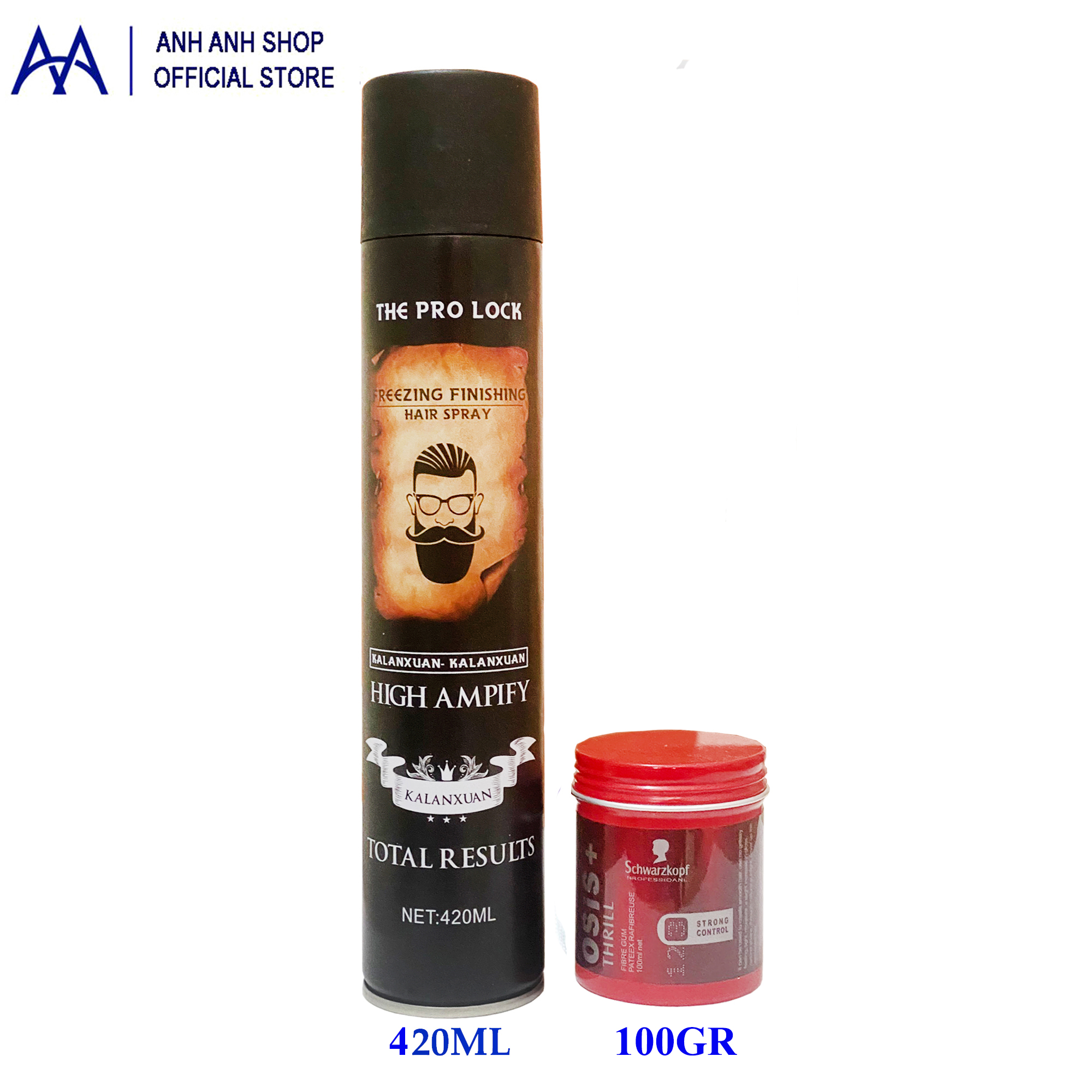 COMBO GÔM CỨNG + SÁP VUỐT TÓC OSIS CAO CẤP - GÔM CỨNG SÁP CỨNG