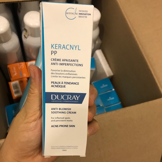 Keracnyl PP Ducray giảm mụn thâm mụn