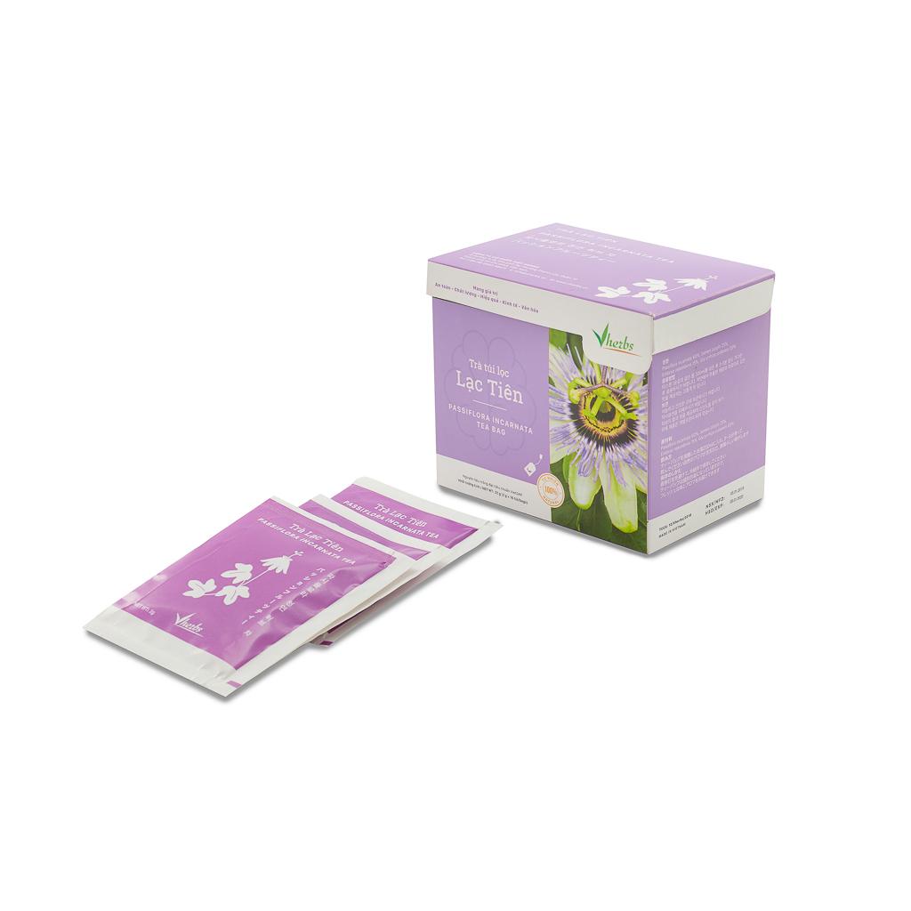 [HCM]Combo 3 Hộp Trà Lạc Tiên Vherbs (3 Hộp x 16 Túi)
