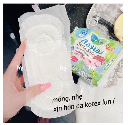 Combo 13 gói băng vệ sinh Thái Lan siêu mỏng nhẹ Băng vệ sinh Laurier Soft