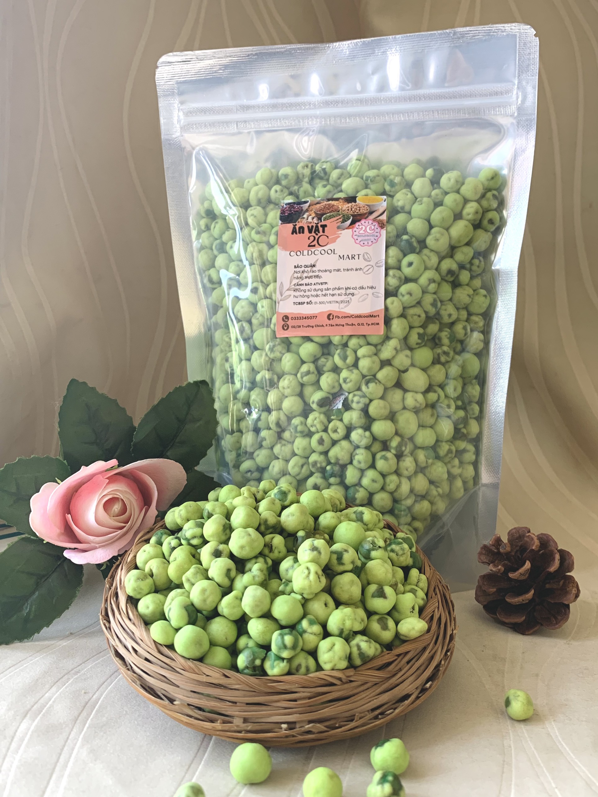Đậu Hà Lan Wasabi 500g 2c Mart