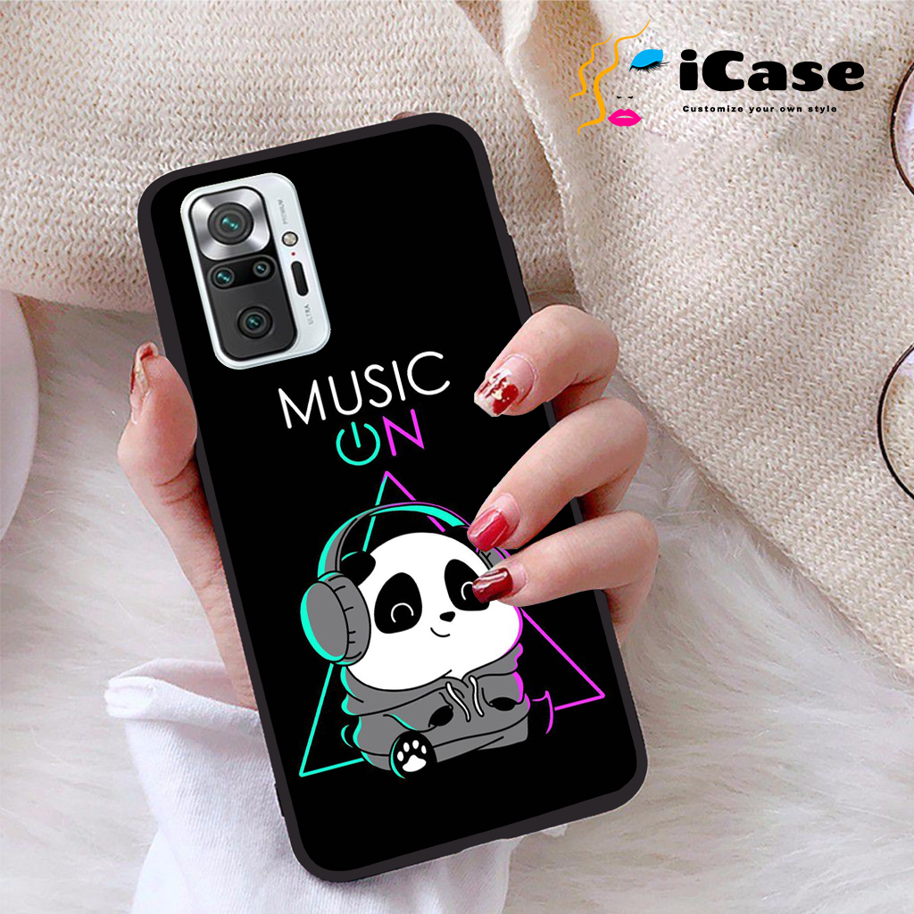 Ốp lưng Xiaomi Redmi Note 10 Pro viền dẻo TPU BST Panda