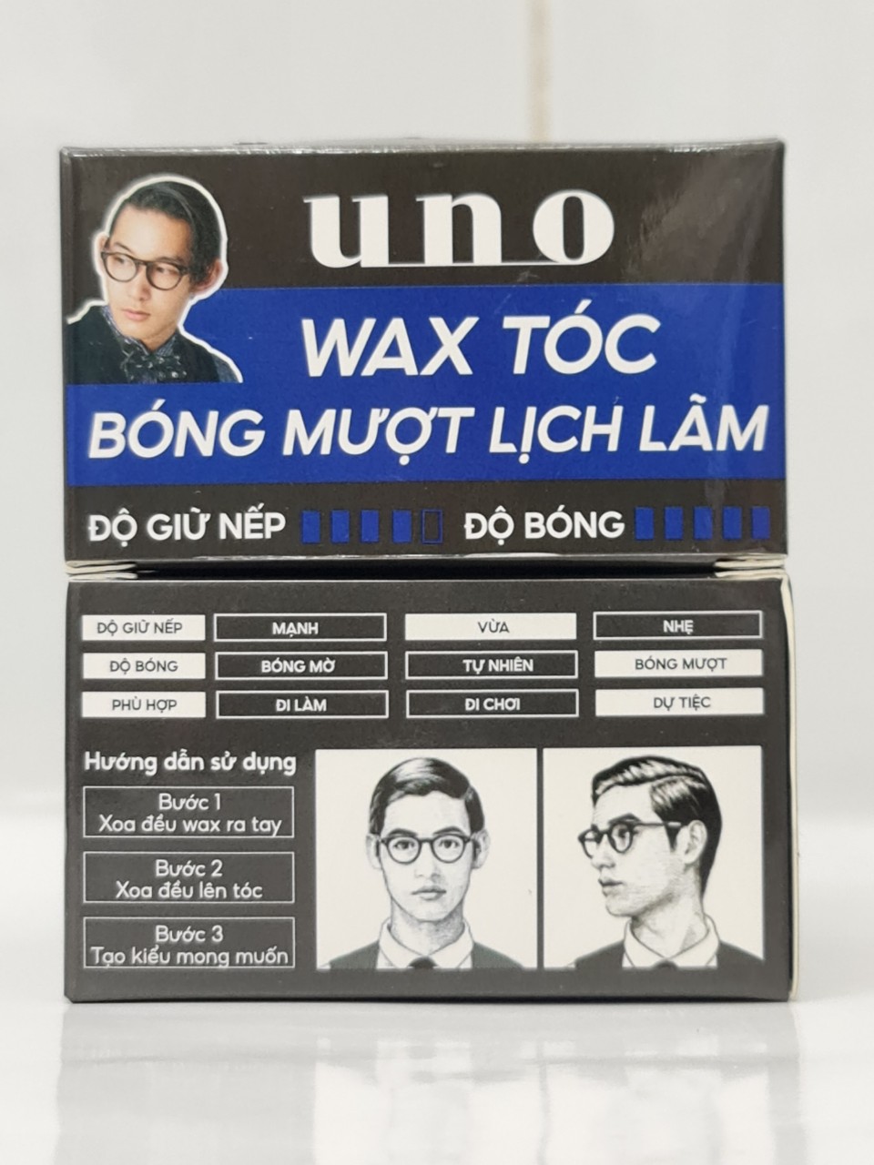 Sáp Vuốt Tóc Tạo Kiểu Nam Cao Cấp Uno 80g