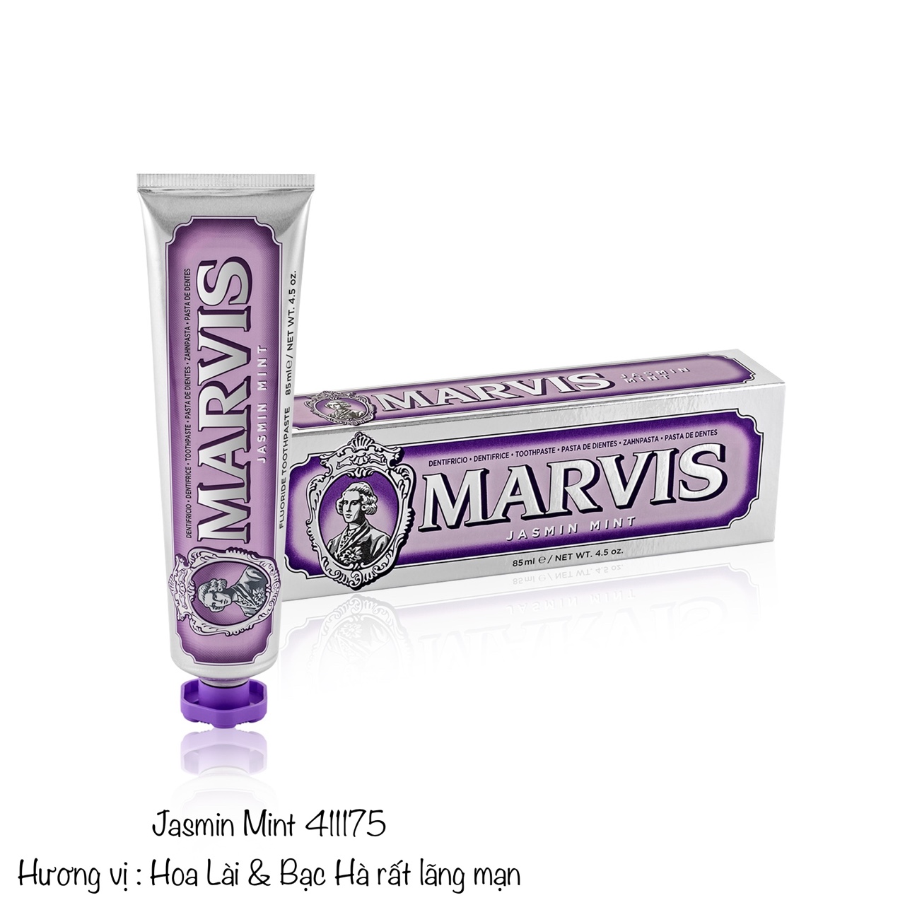 kem đánh răng MARVIS Jasmin Mint 85ml